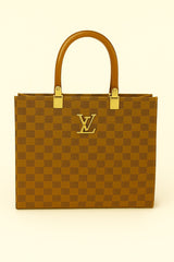ELEGANCE CHECK TOTE